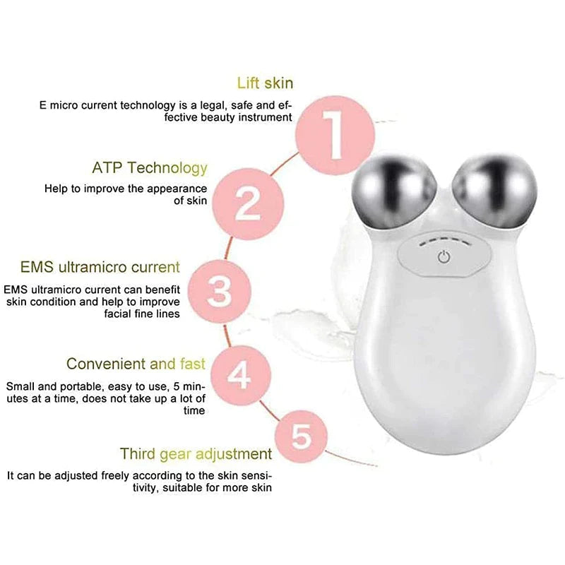 Microcurrent Facial Toning Massager